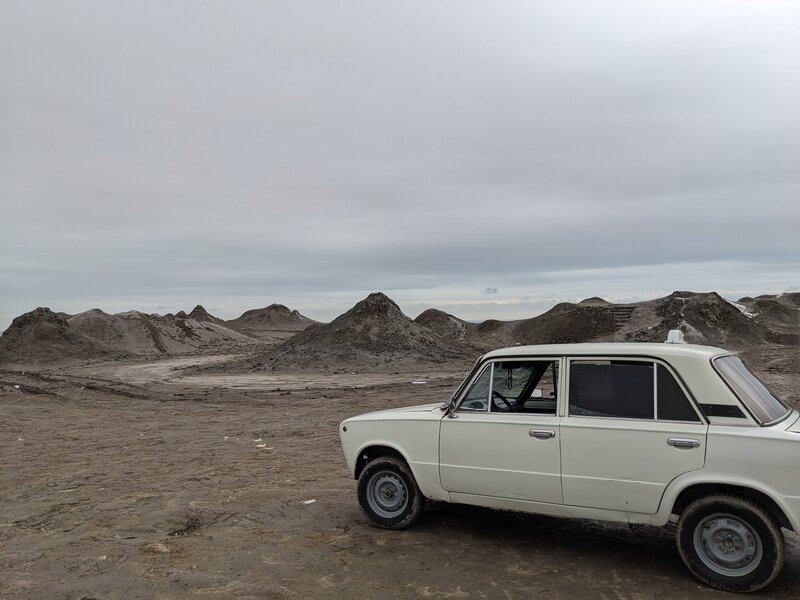 A Zhiguli at mud volcano