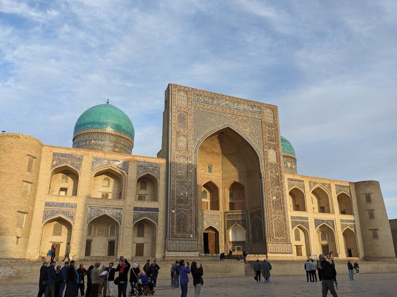 A pretty mosque in the sunset