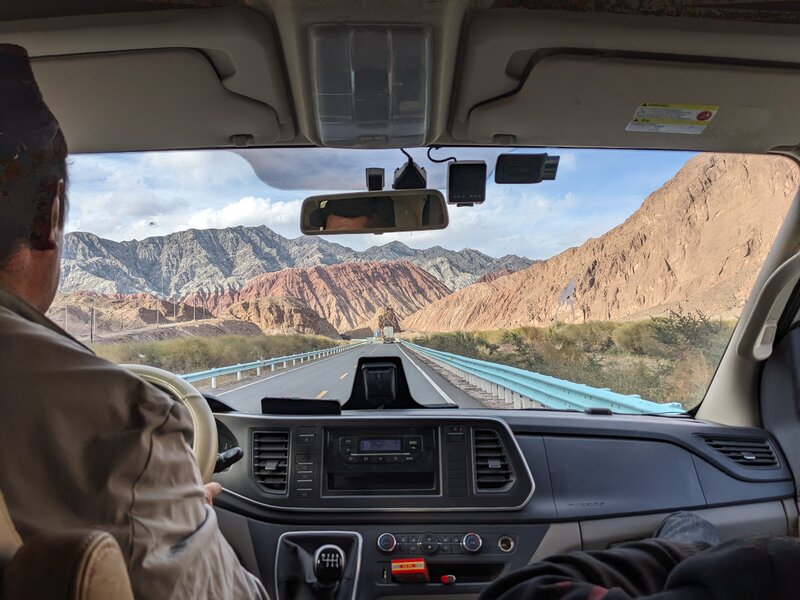 Driving to the border