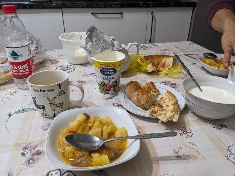 The dinner at Suiun's home