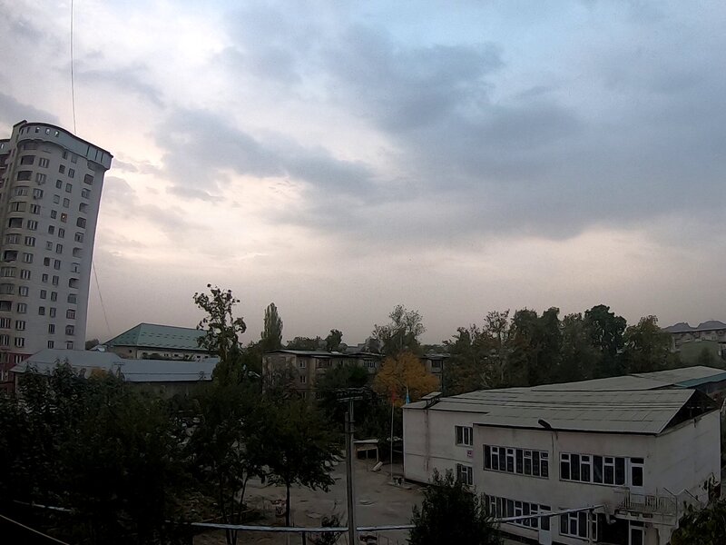 Cloudy Osh from the window