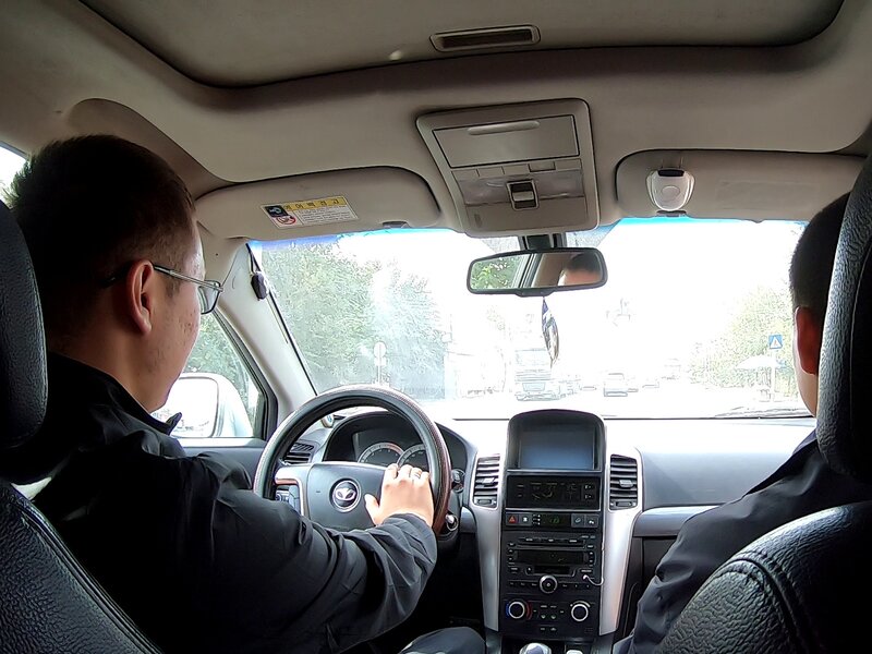 Driving to the border