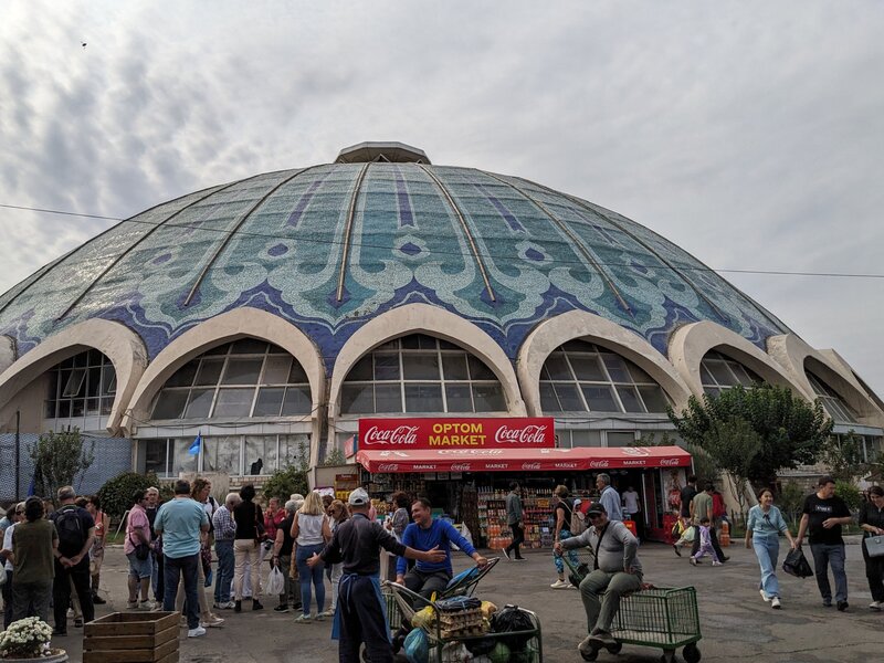 The dome at Chorsu bazaar