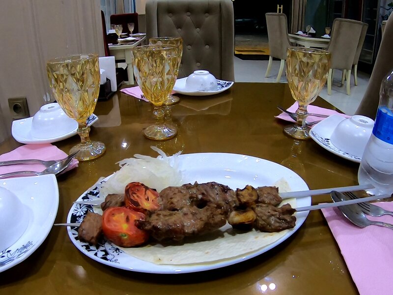 A shashlik for dinner