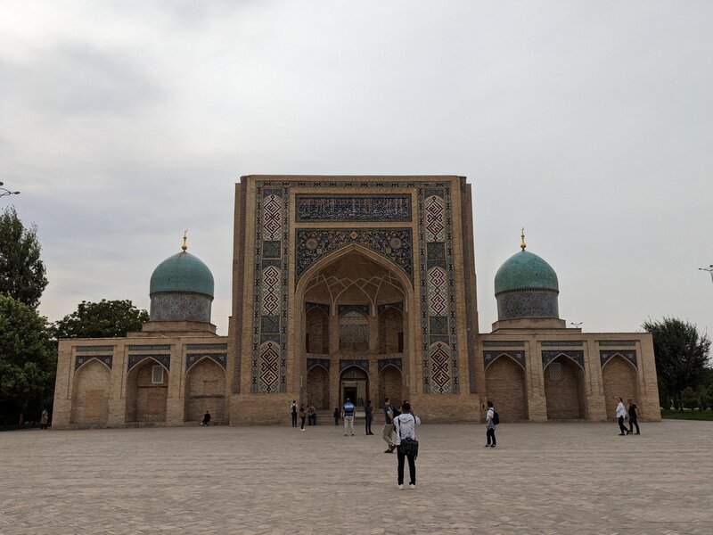 A facade of a mosque