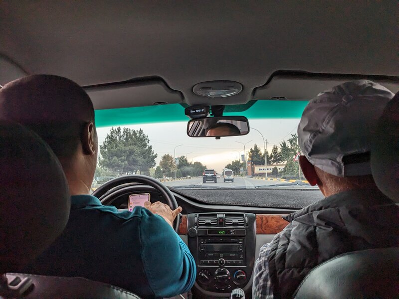 Driving with Ruslan and Vyacheslav