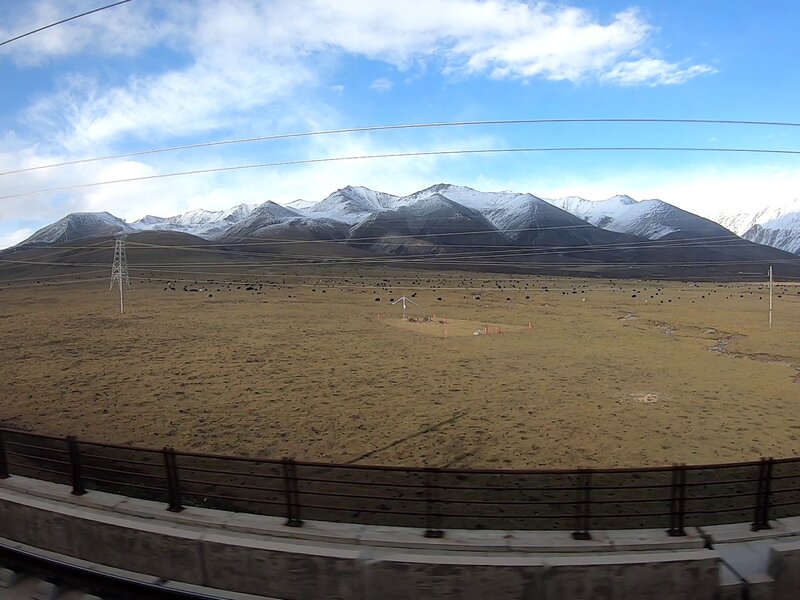 Snow-covered mountains