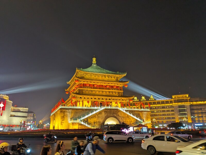 Xi'an at night